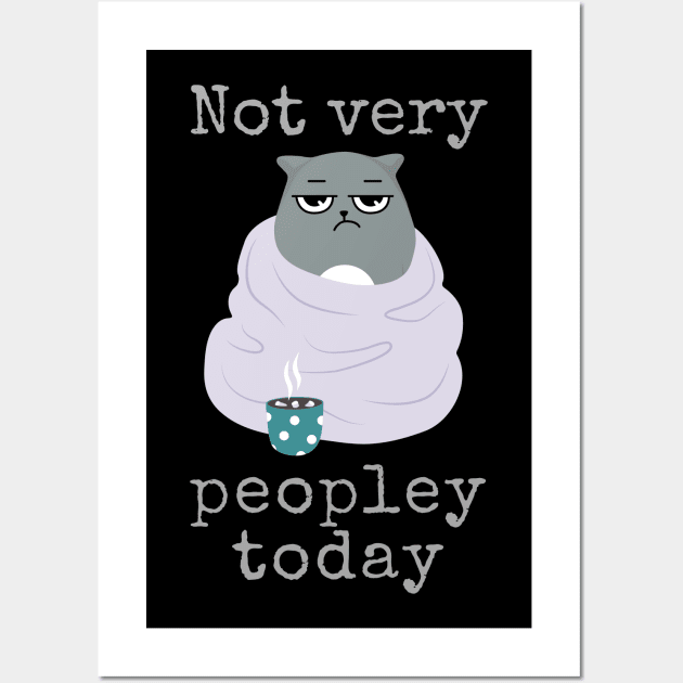 Not Very Peopley Today Wall Art by RRLBuds